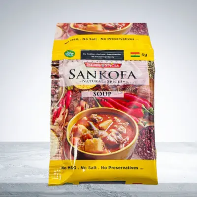 [AFR047] Sankofa Soup Seasoning ( 12 Sachets 5g each)